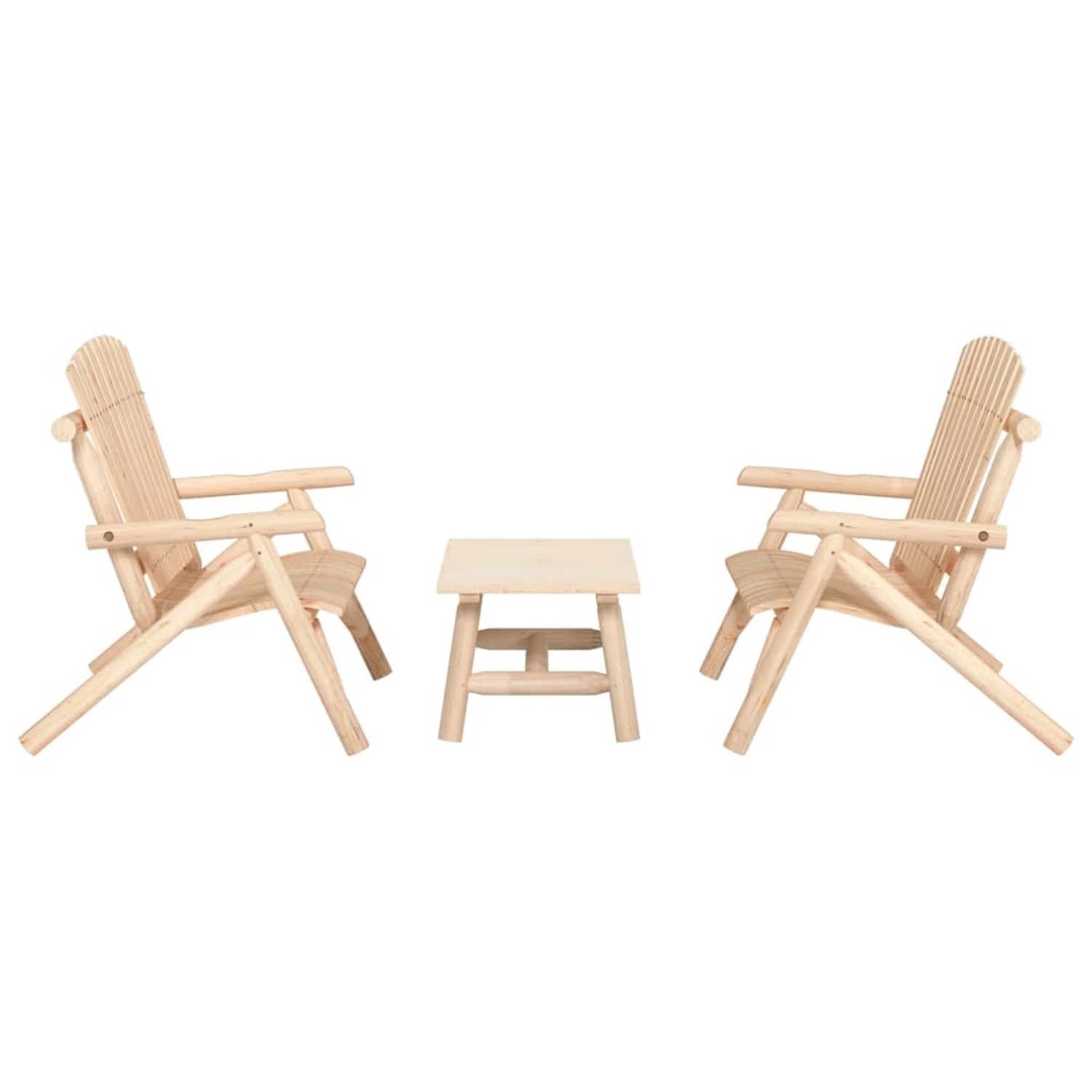 vidaXL 3-tlg Garten-Lounge-Set Massivholz Fichte Modell 5 günstig online kaufen