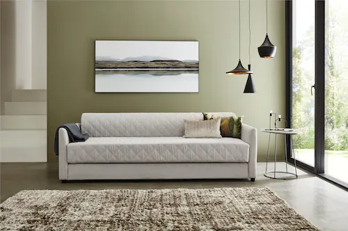 ATLANTIC home collection Schlafsofa "Ken", mit Bettfunktion, inklusive Topp günstig online kaufen