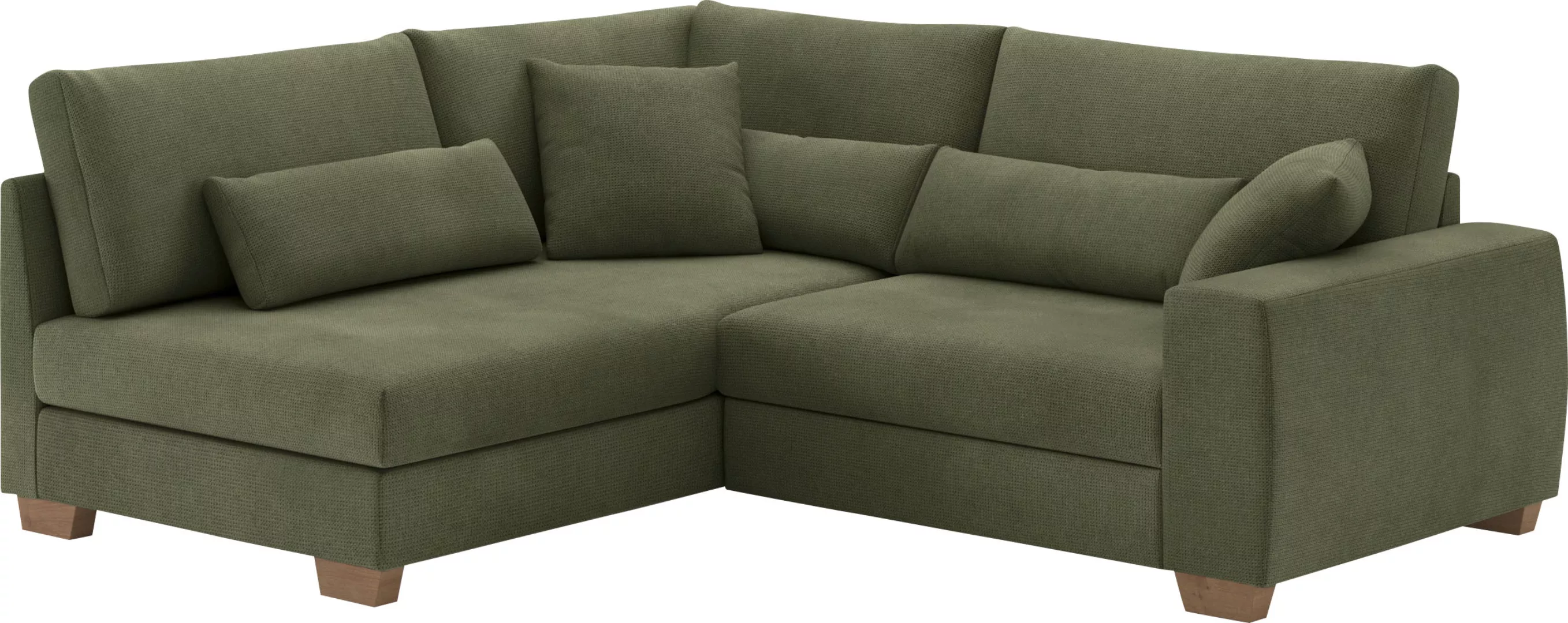 Mr. Couch Ecksofa »Helena L-Form«, Mit Federkern, wahlweise mit Bettfunktio günstig online kaufen