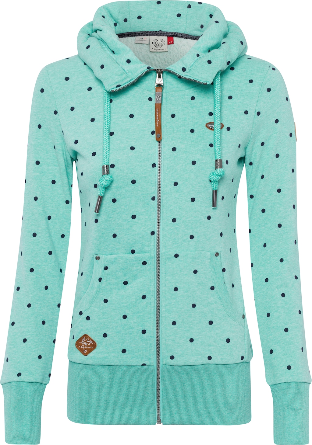 Ragwear Sweatjacke "NESKA DOTS O ZIP", im Allover-Dots Print Design günstig online kaufen