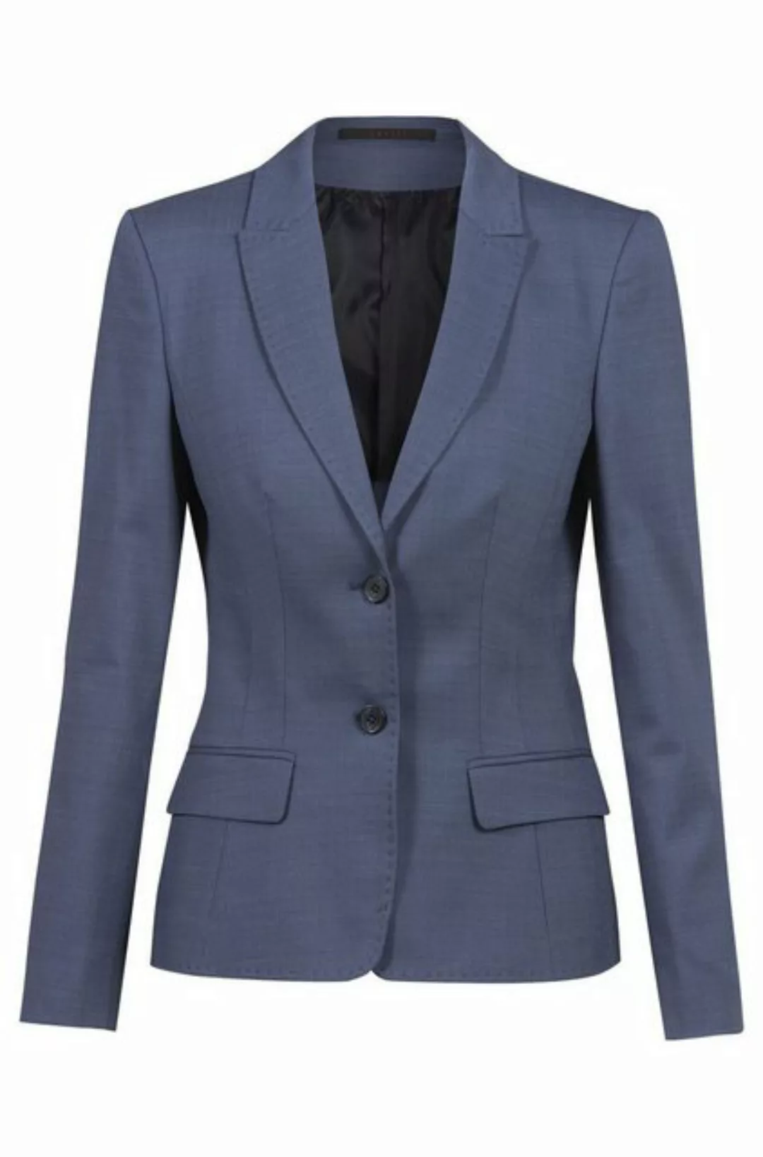 GREIFF Longblazer Greiff Modern WITH 37.5® Damen Blazer Regular Mittelblau günstig online kaufen