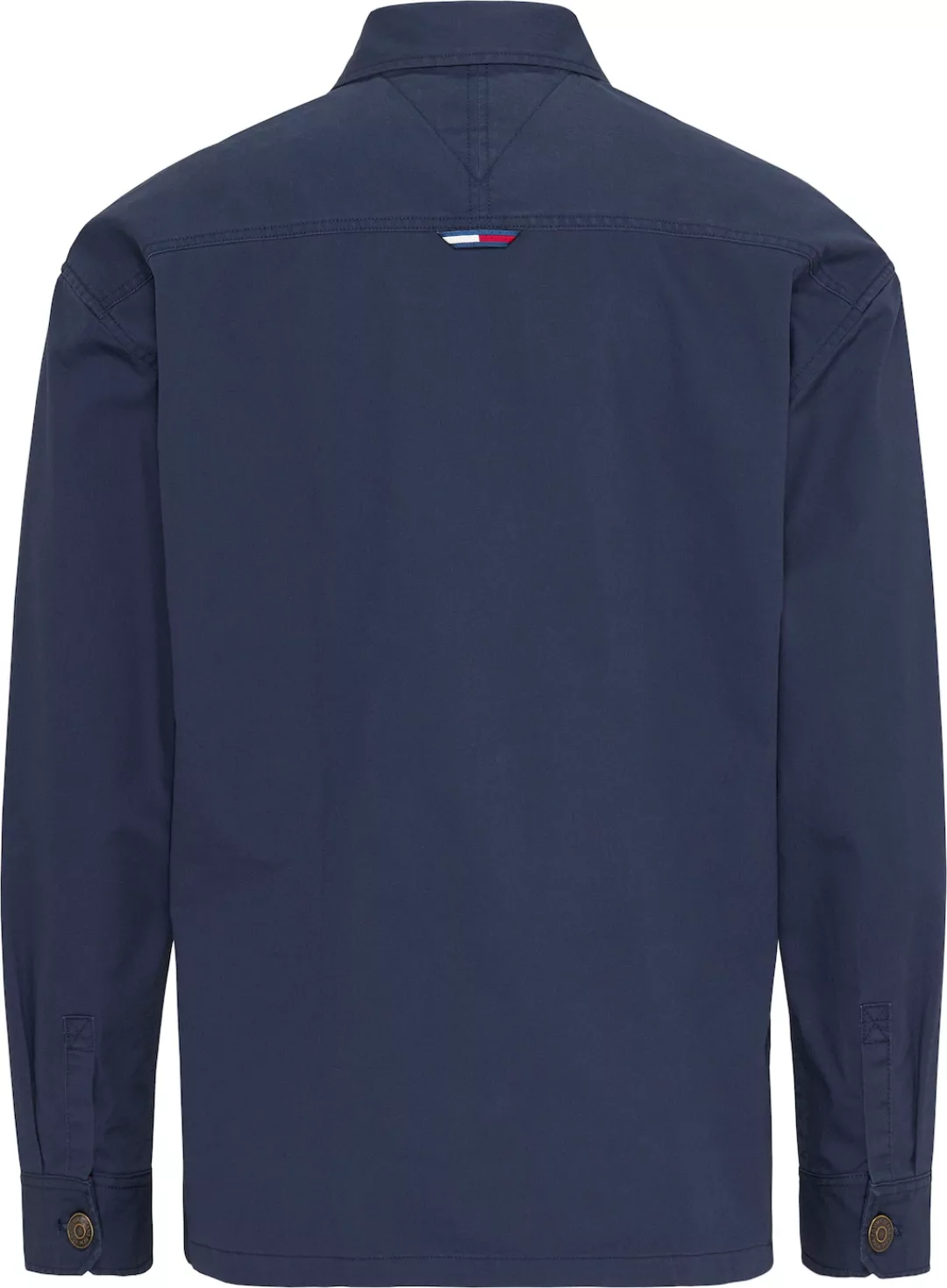 Tommy Jeans Langarmhemd "TJM CLASSIC SOLID OVERSHIRT" günstig online kaufen