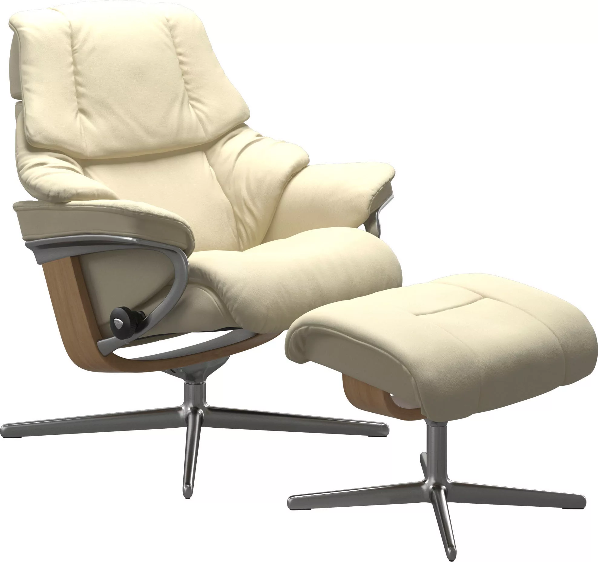 Stressless® Relaxsessel »Reno«, (Set, Relaxsessel mit Hocker), mit Hocker, günstig online kaufen