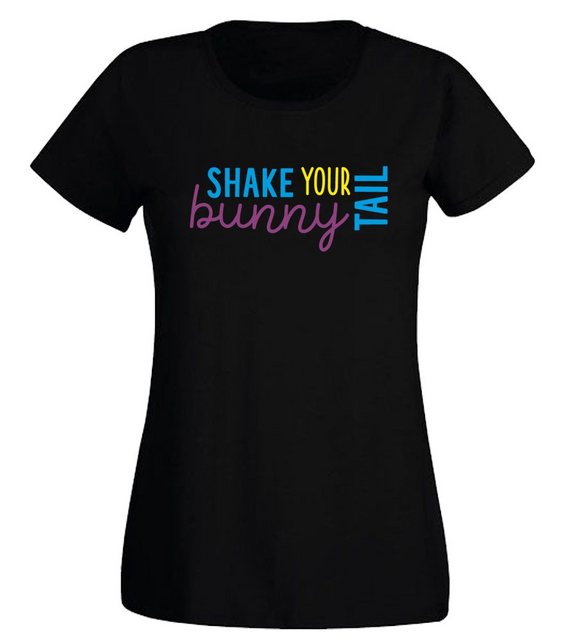 G-graphics T-Shirt Damen T-Shirt - Shake your bunny tail Slim-fit, mit tren günstig online kaufen