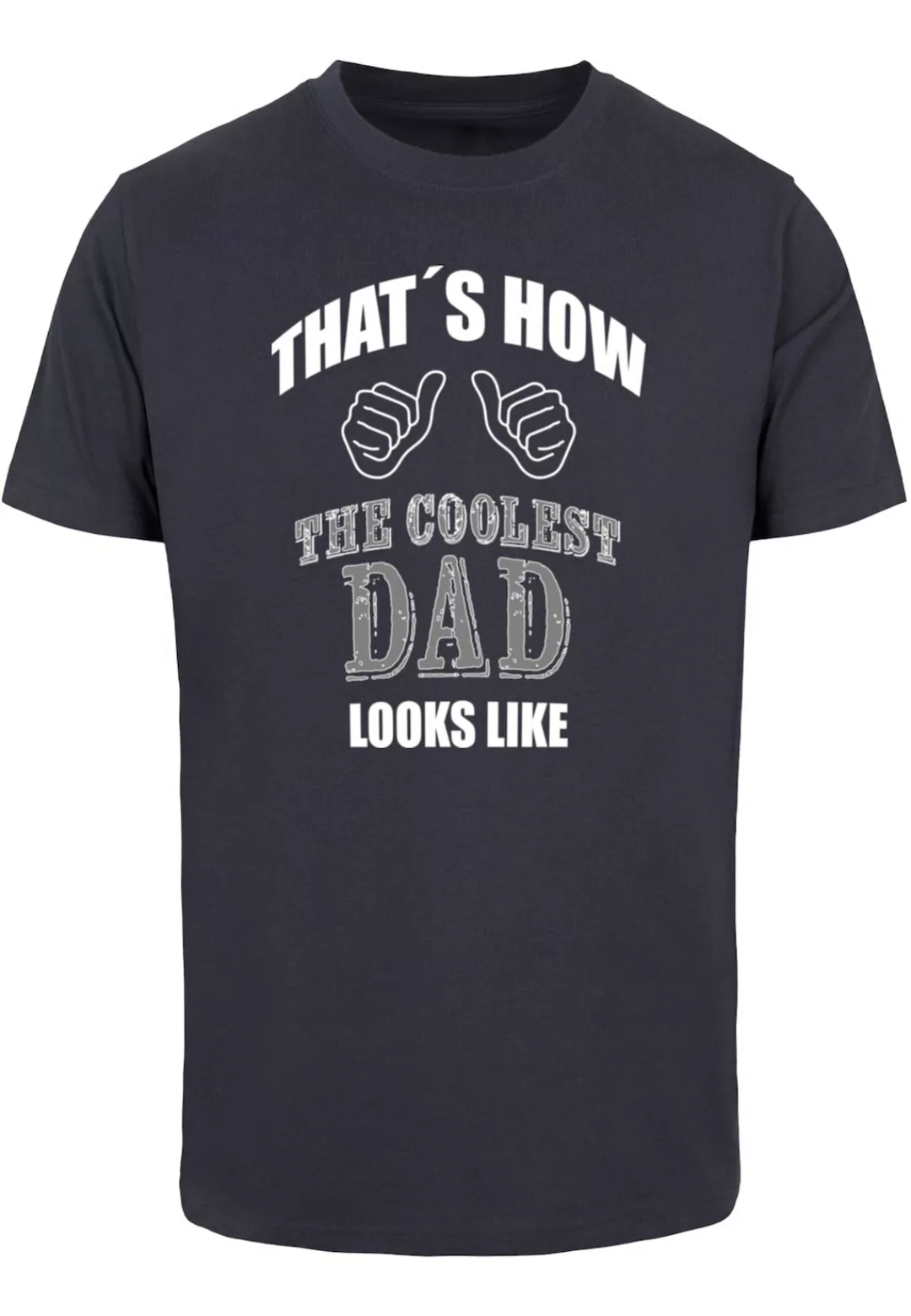 Merchcode T-Shirt "Merchcode Herren Coolest Dad T-Shirt Round Neck" günstig online kaufen