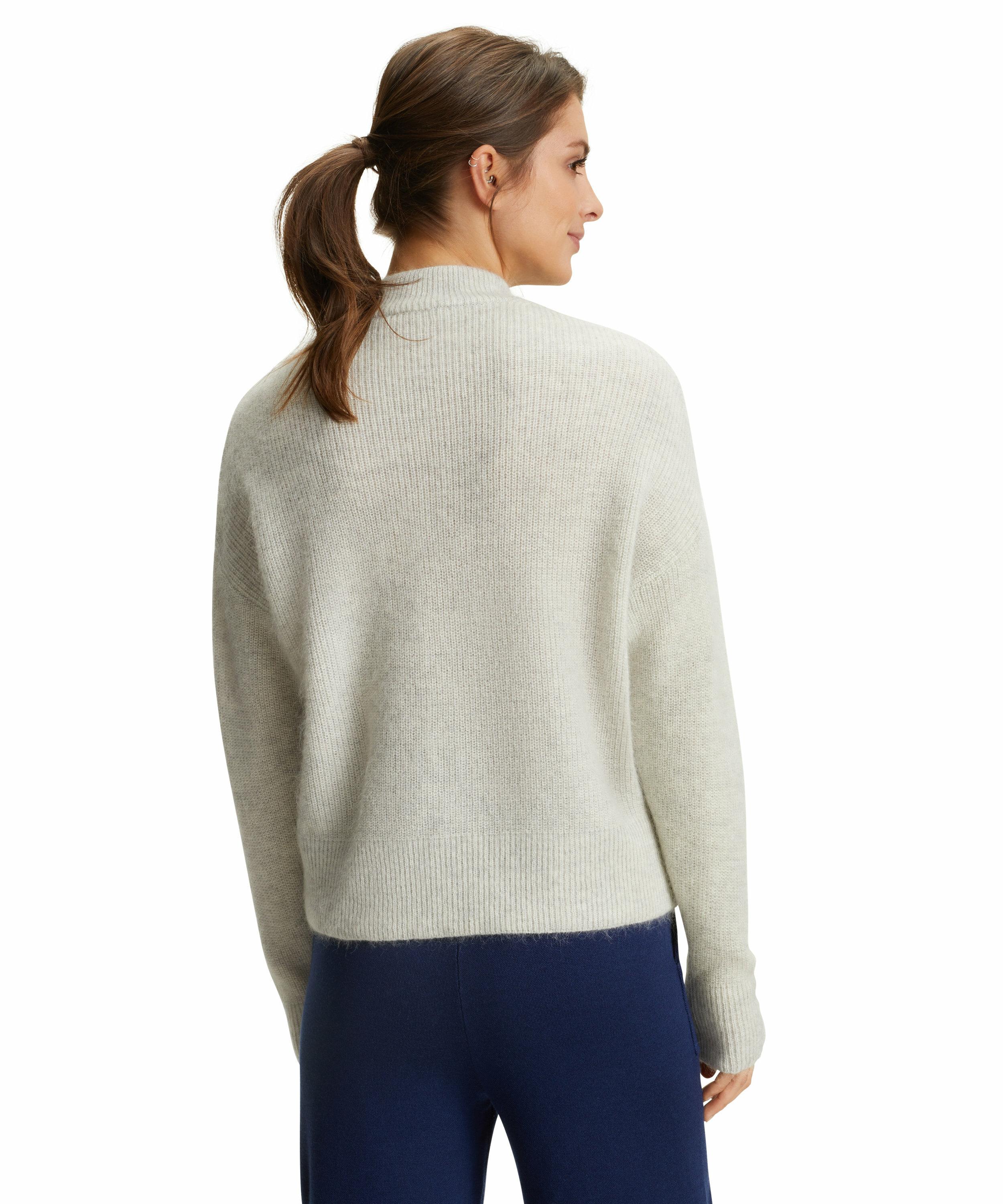 FALKE Damen Pullover, L, Grau, Uni, Mohair, 64162-320404 günstig online kaufen