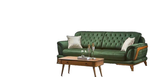 JVmoebel Sofa Luxus Chesterfield Sofagarnitur 3+1 Sitzer Couch Sessel Stilv günstig online kaufen