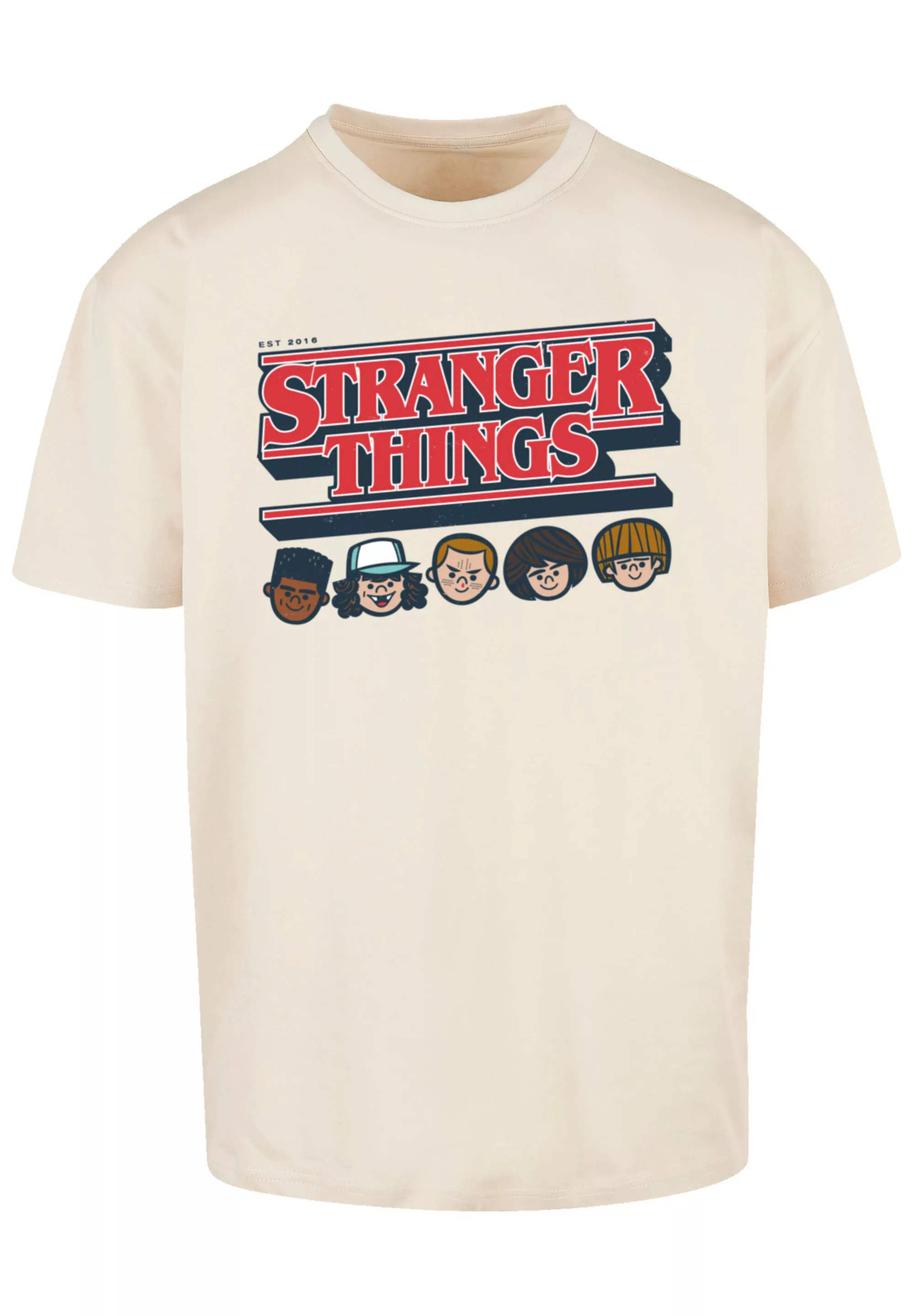 F4NT4STIC T-Shirt "Stranger Things Caricature Logo", Premium Qualität günstig online kaufen