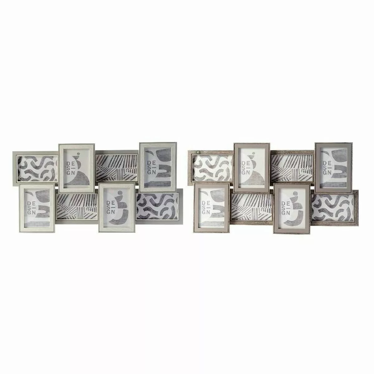 Fotorahmen Dkd Home Decor S3024164 Kristall Grau Braun Aluminium Holz Mdf U günstig online kaufen