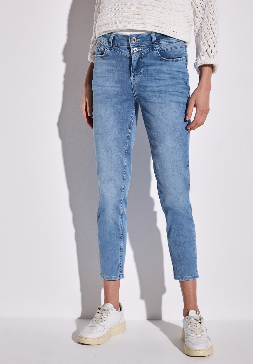 STREET ONE Loose-fit-Jeans, High Waist günstig online kaufen