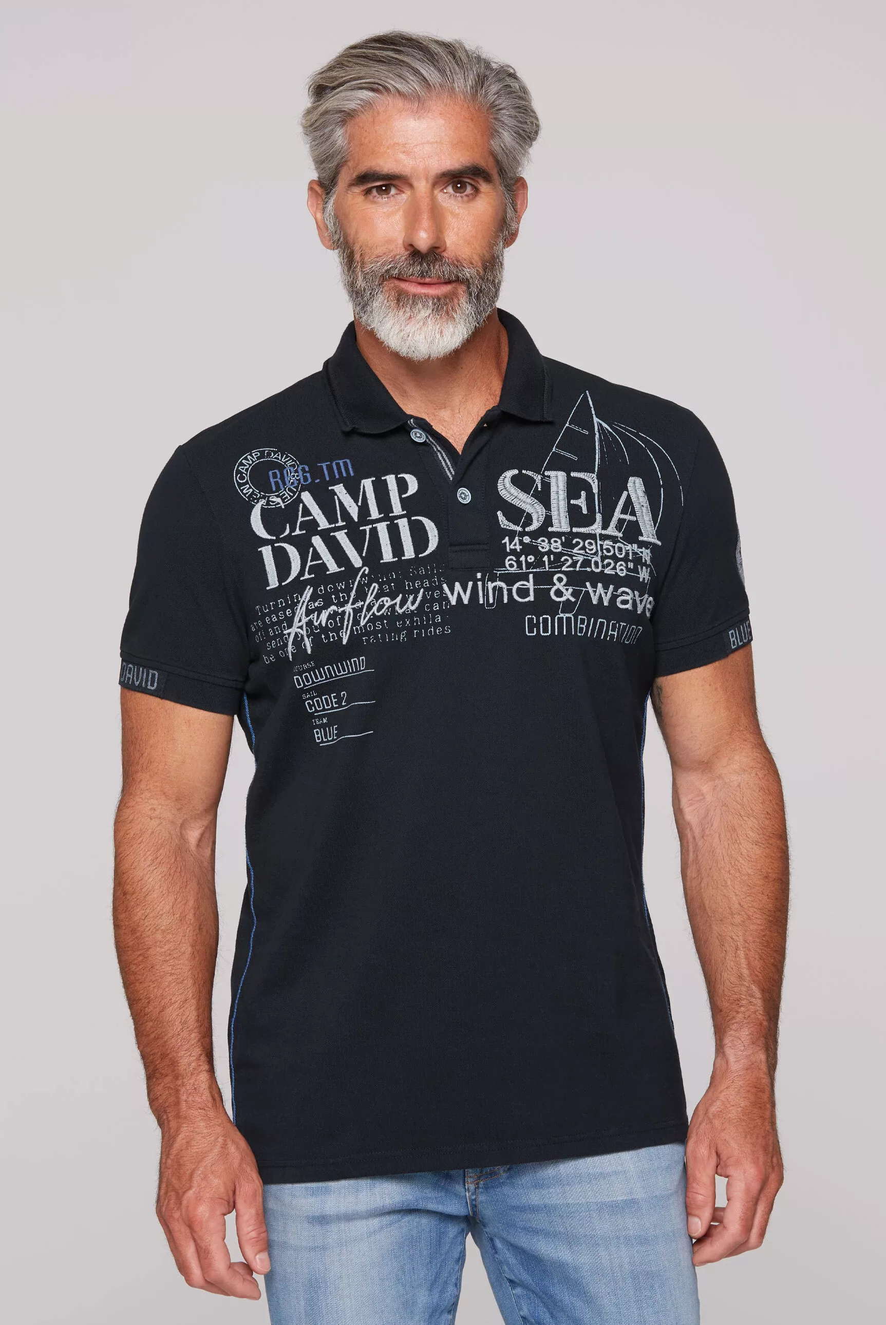 CAMP DAVID Poloshirt, aus Baumwolle günstig online kaufen