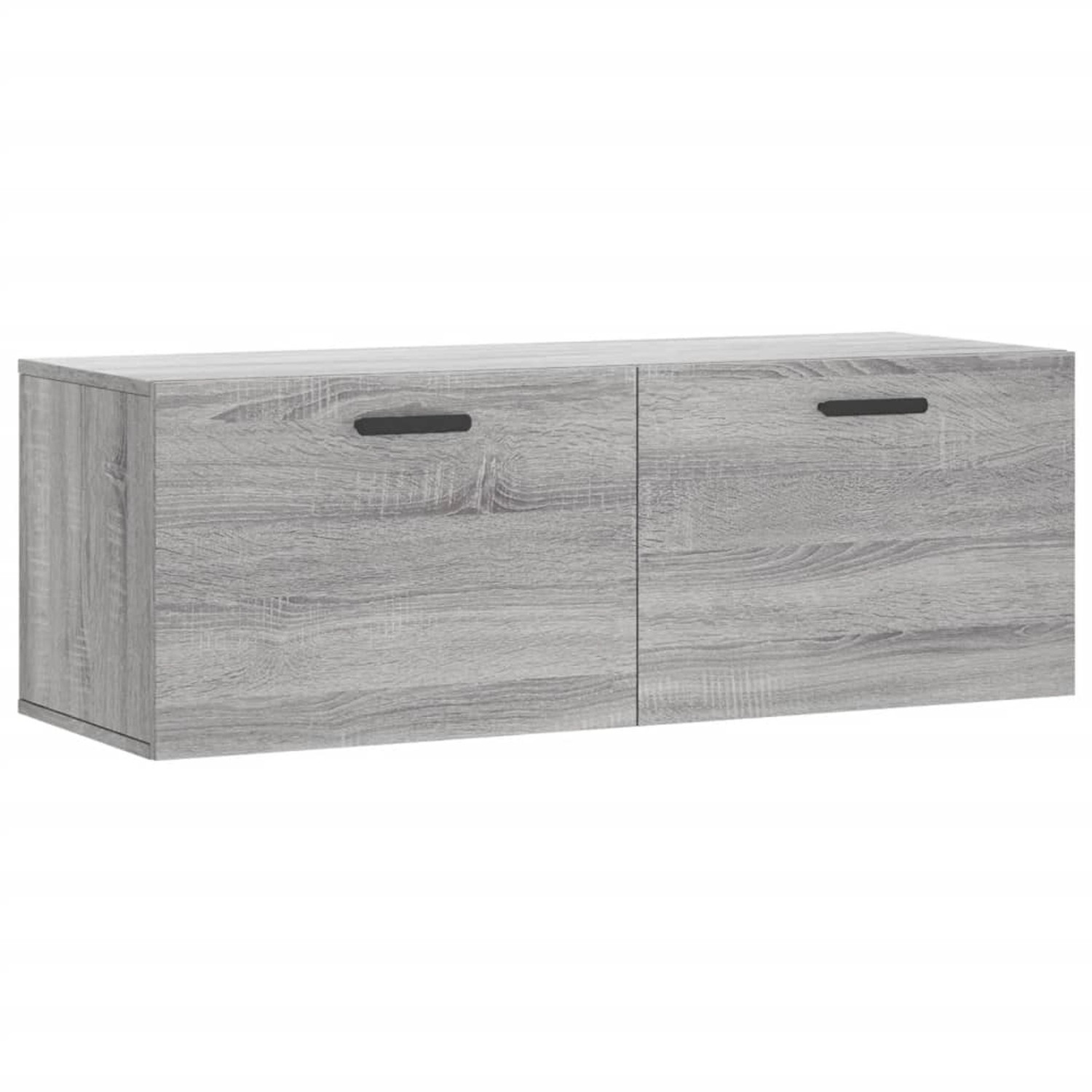 vidaXL Hängeschrank Wandschrank Grau Sonoma 100x36,5x35 cm Holzwerkstoff günstig online kaufen