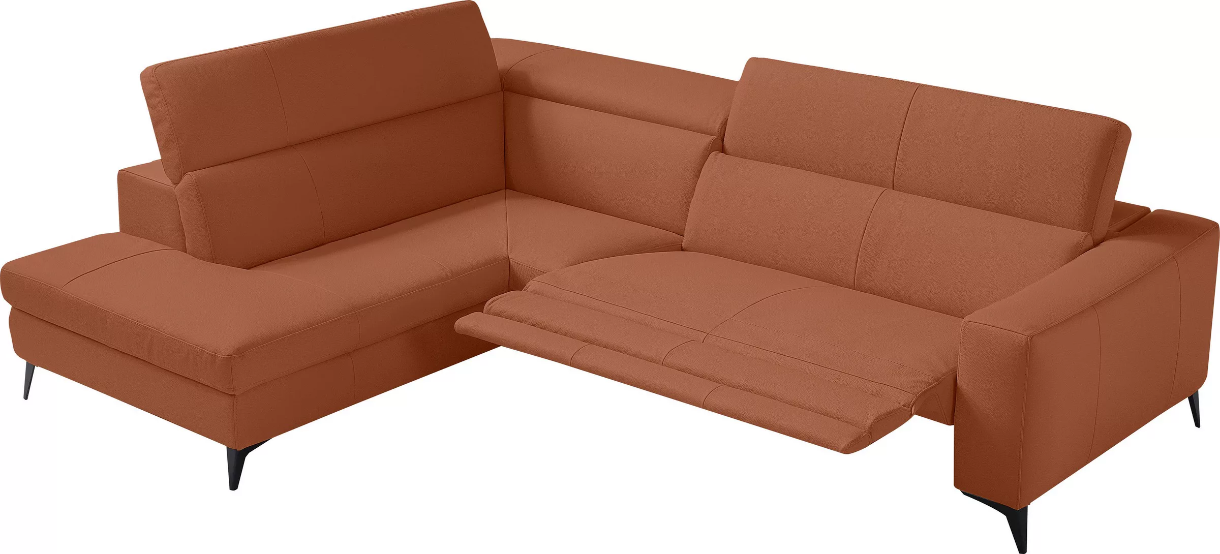 Egoitaliano Ecksofa "Edith, Designsofa mit hohem Sitzkomfort, L-Form", inkl günstig online kaufen