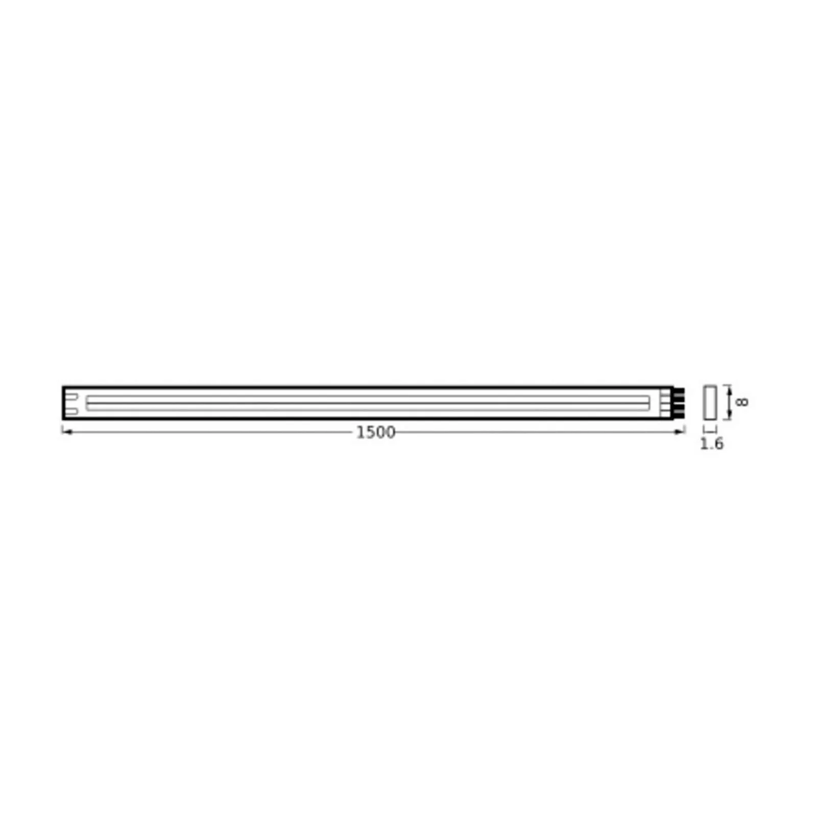 LEDVANCE Flex COB LED-Strip IP20 3.000K, 1,5m günstig online kaufen