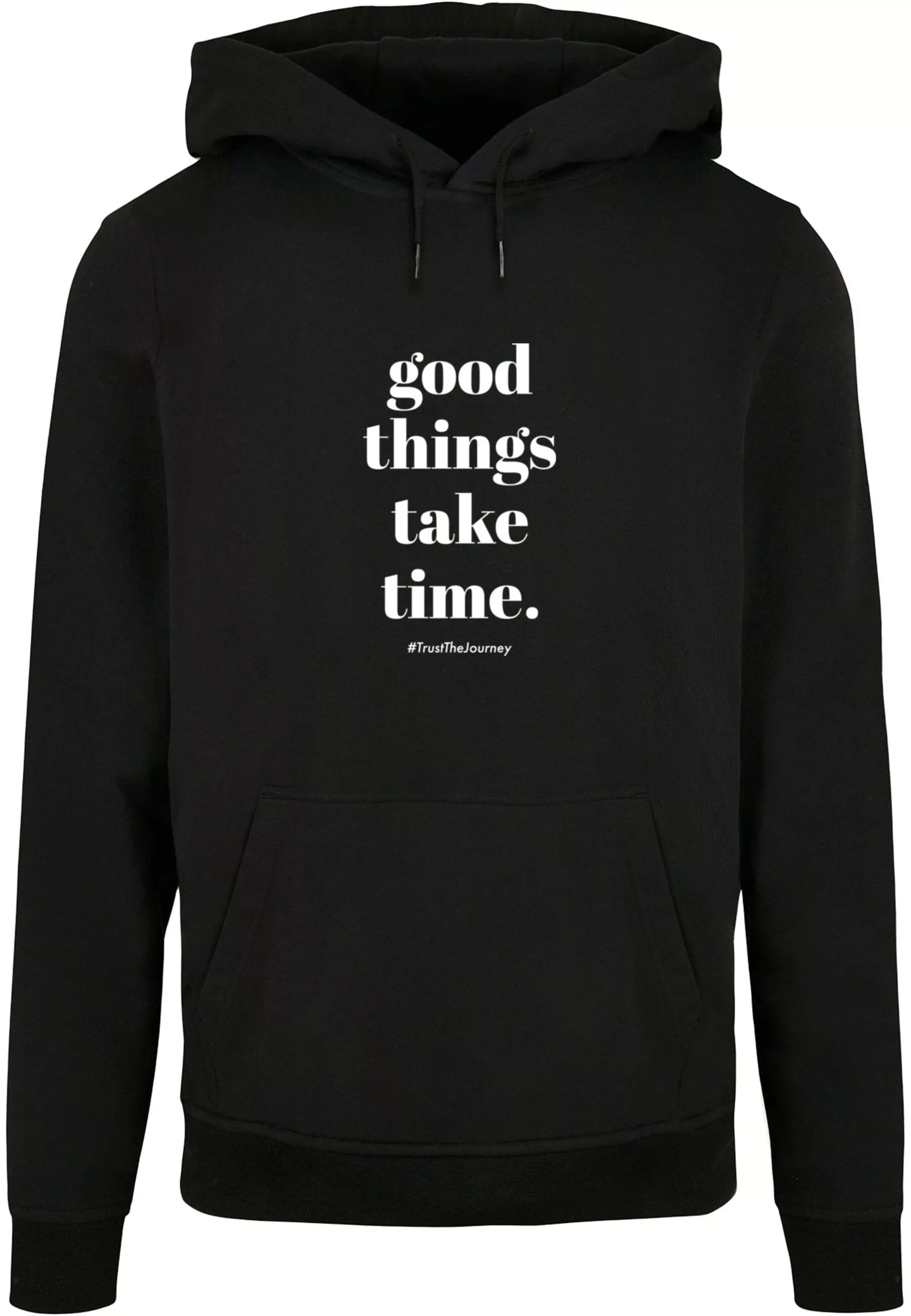 Merchcode Kapuzensweatshirt "Merchcode Herren Good Things Take Time Basic H günstig online kaufen