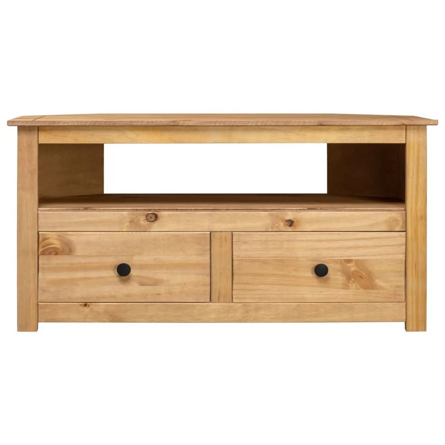 VidaXL TV-Eckschrank 93 x 49 x 49 cm Massivholz Panama-Kiefür günstig online kaufen