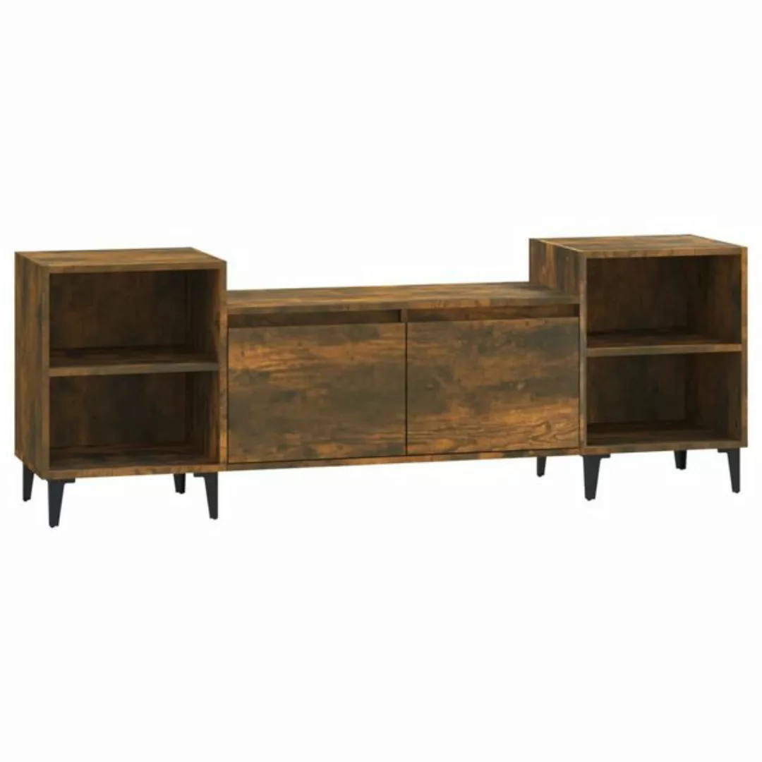 furnicato TV-Schrank Räuchereiche 160x35x55 cm Holzwerkstoff günstig online kaufen