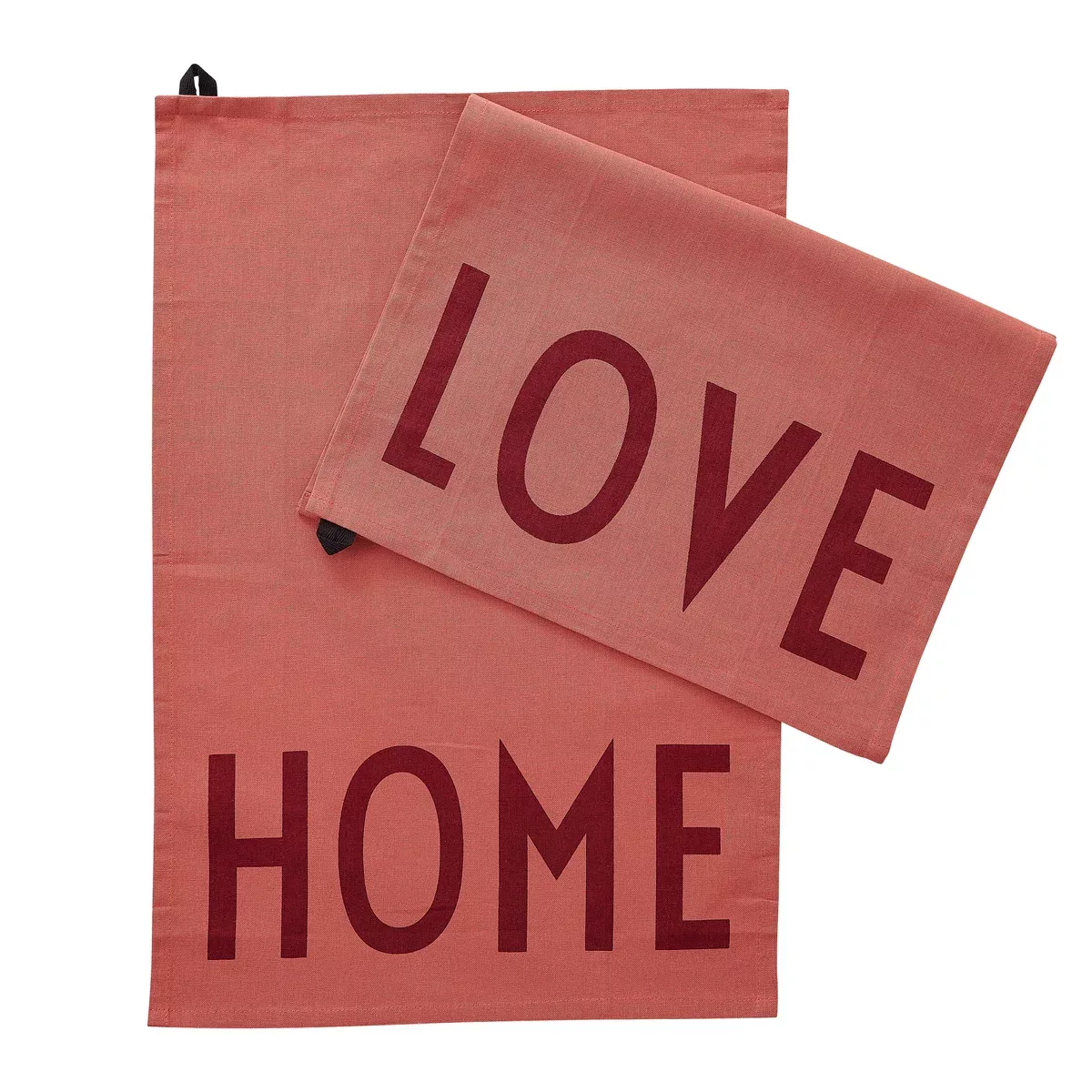 Design Letters Favorit Geschirrtuch 2-teilig Love-home-terracotta günstig online kaufen