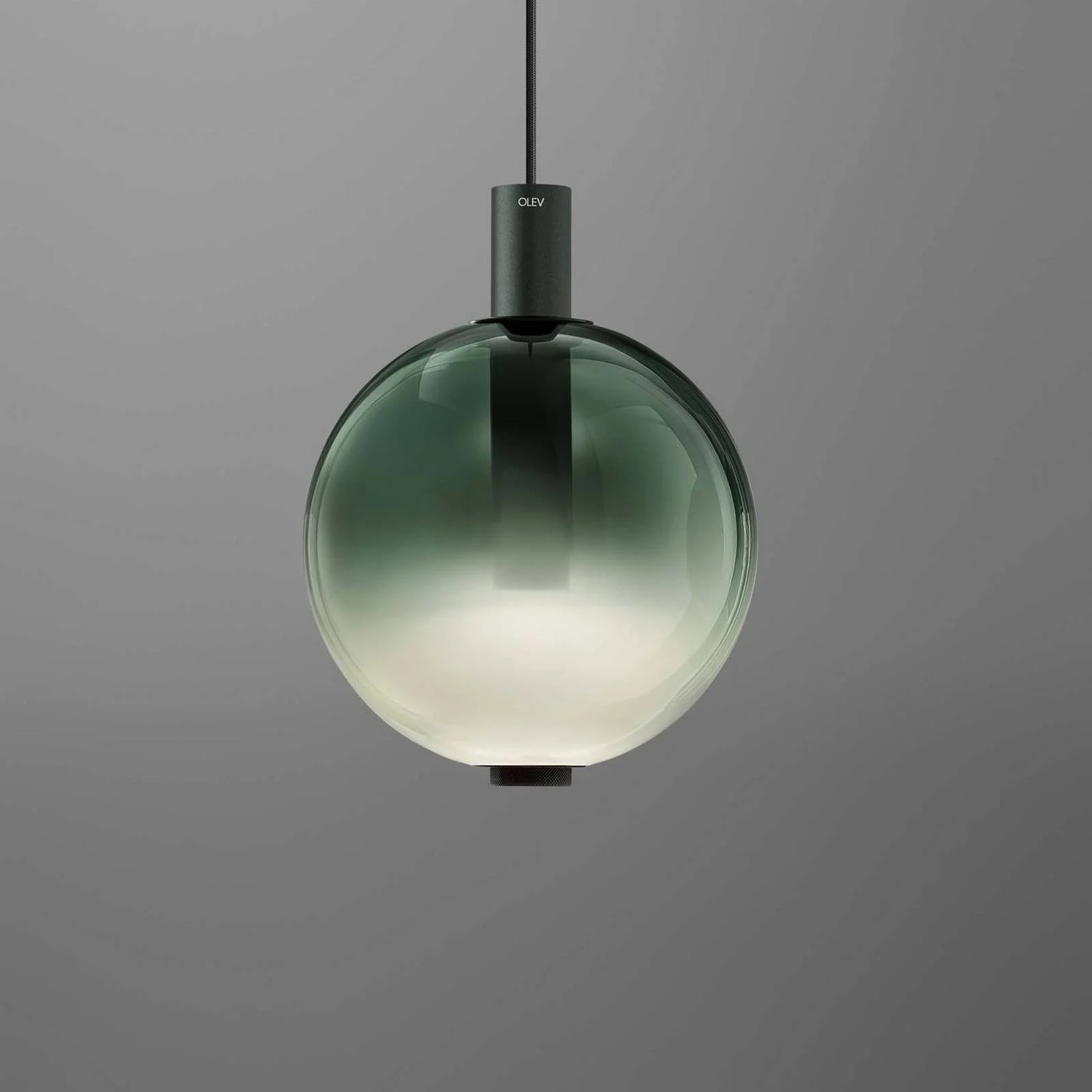 OLEV LED-Hängeleuchte BEAM STICK NUANCE, grün, Ø 20 cm, 927 günstig online kaufen
