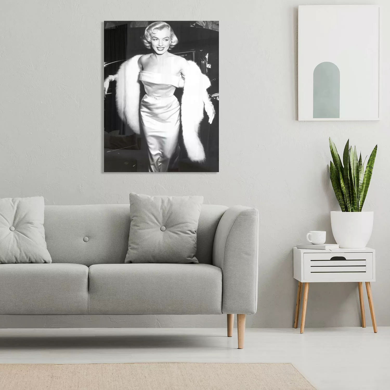 queence Acrylglasbild »Glam«, Schwarz-Weiß-Frau-Stars, Marilyn Monroe, Fine günstig online kaufen