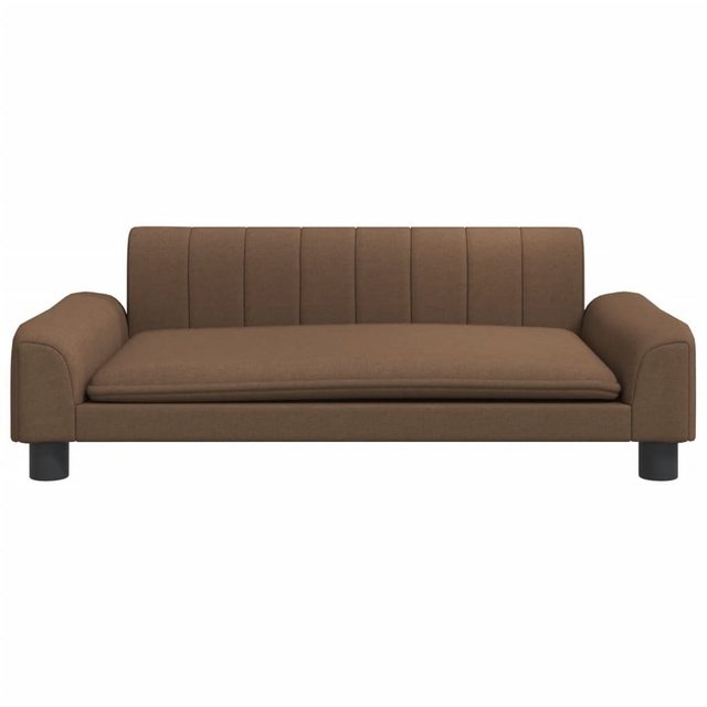 vidaXL Kindersofa Kindersofa Braun 90x53x30 cm Stoff Kindercouch Kindermöbe günstig online kaufen