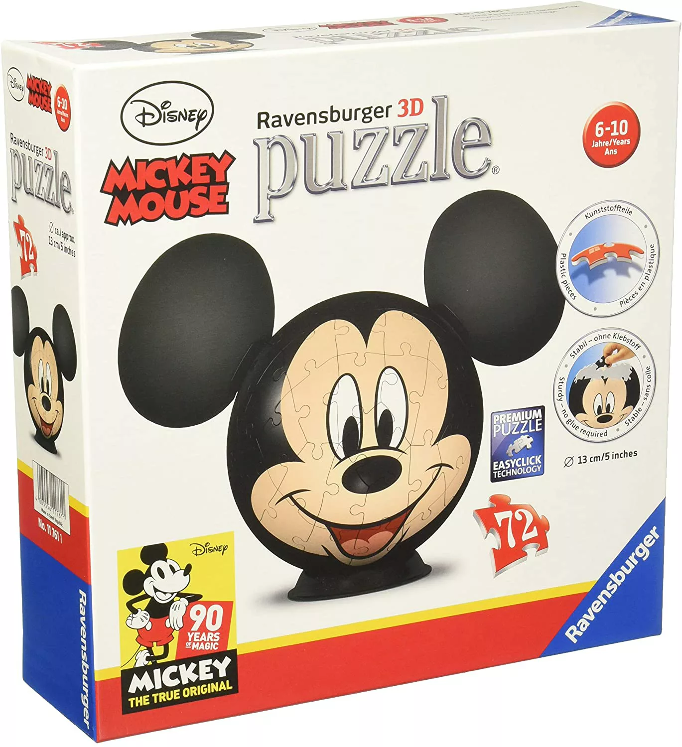 Ravensburger 11761 - 3d-puzzle, Disney Mickey Mouse günstig online kaufen