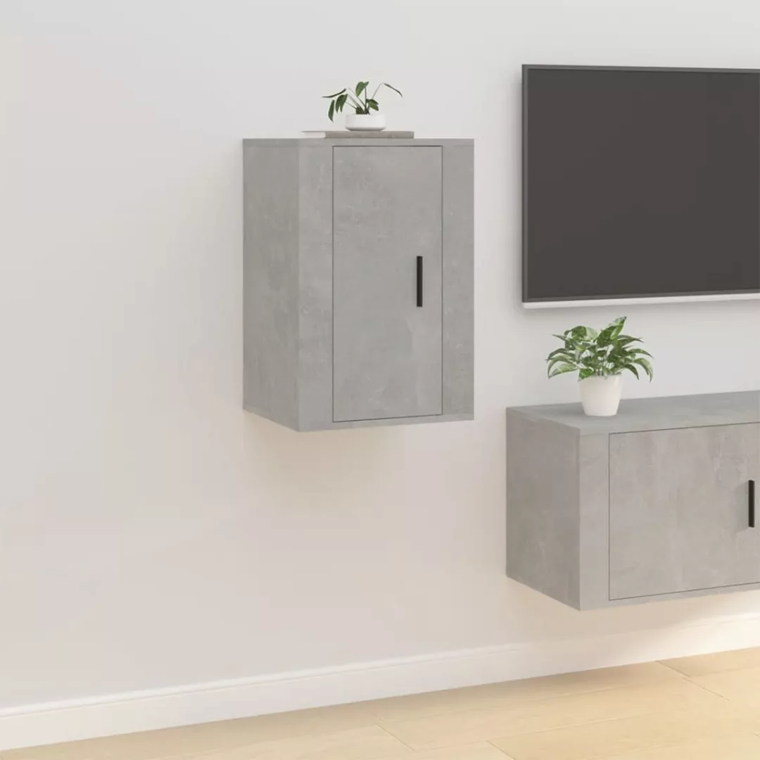 Vidaxl Tv-wandschrank Betongrau 40x34,5x60 Cm günstig online kaufen