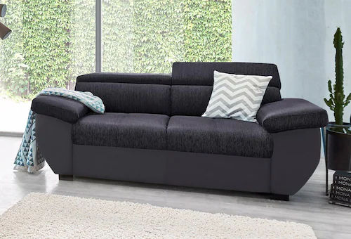 COTTA 2-Sitzer »Speedway«, Big-Sofa mit Kopfteilverstellung günstig online kaufen