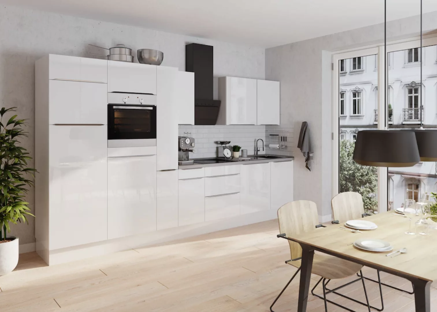 OPTIFIT Küchenzeile "Aken", mit E-Geräten, Breite 360 cm günstig online kaufen