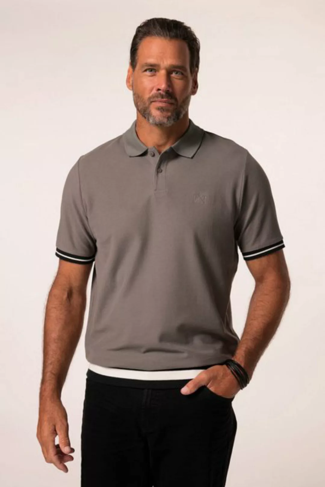 JP1880 Poloshirt Poloshirt Halbarm Bauchfit bis 8 XL günstig online kaufen