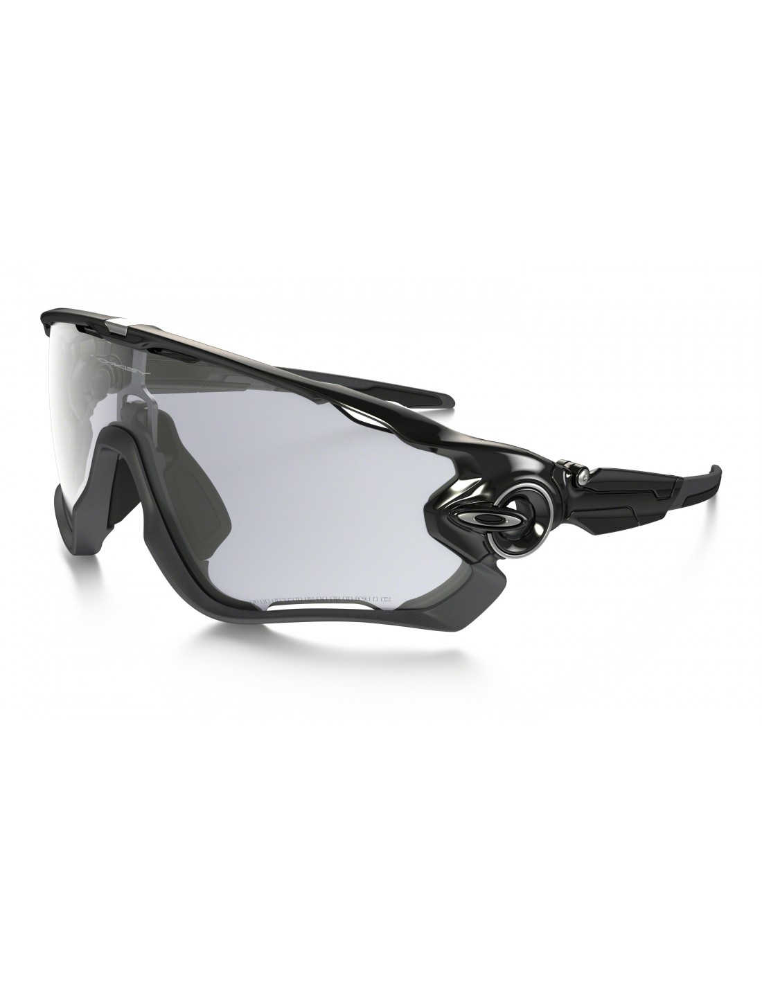 Oakley Sonnenbrille Jawbreaker Polished Black/Clear Black Iridium Photocrom günstig online kaufen