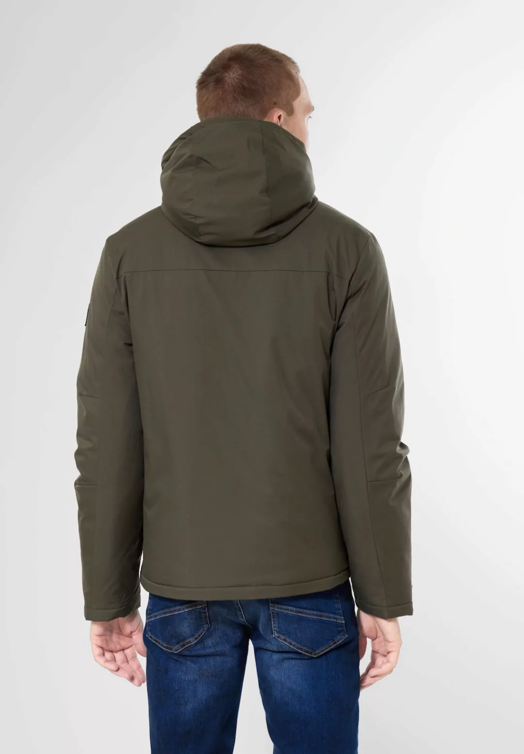 STREET ONE MEN Outdoorjacke, mit Kapuze, mit Kapuze mit Tunnelzugband günstig online kaufen