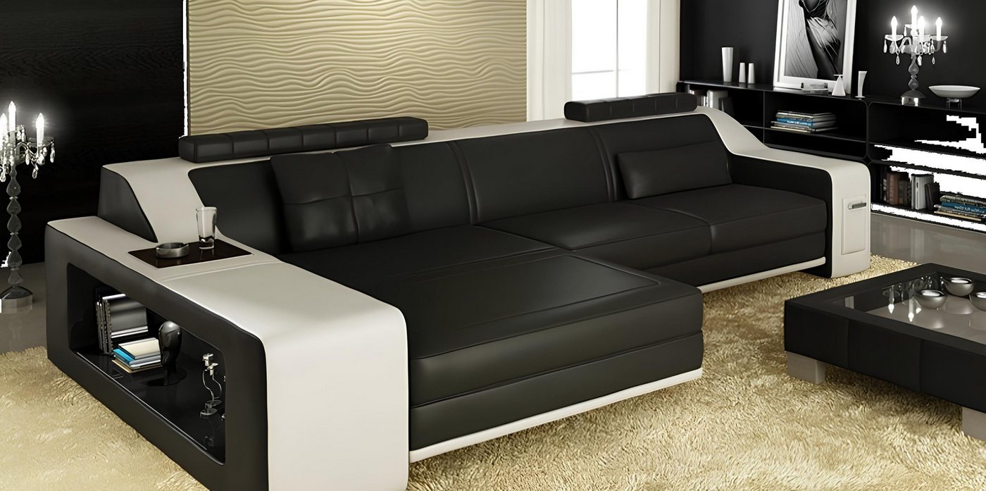 Xlmoebel Ecksofa Moderne Eckcouch mit USB-Anschluss, gepolstertem Sitz und, günstig online kaufen