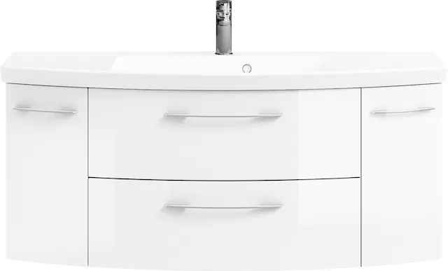 Saphir Badmöbel-Set »Cassca Sprint Waschtisch-Set Mineralmarmor-Waschtisch günstig online kaufen