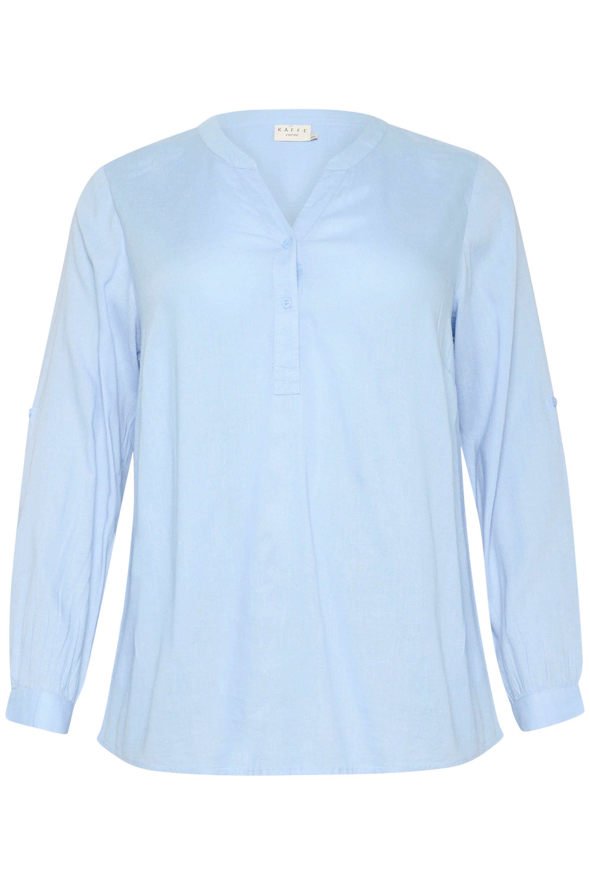 KAFFE Curve Langarmbluse Langarm-Bluse KCmille Große günstig online kaufen