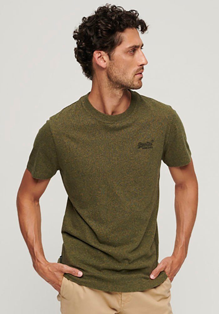 Superdry Rundhalsshirt "ESSENTIAL LOGO EMB TEE" günstig online kaufen