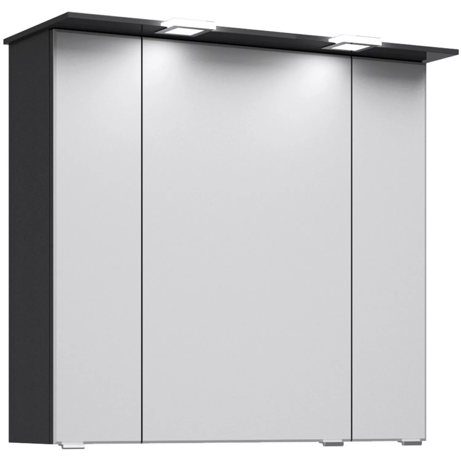 Pelipal Spiegelschrank Trentino Anthrazit 75 cm mit Softclose Türen günstig online kaufen