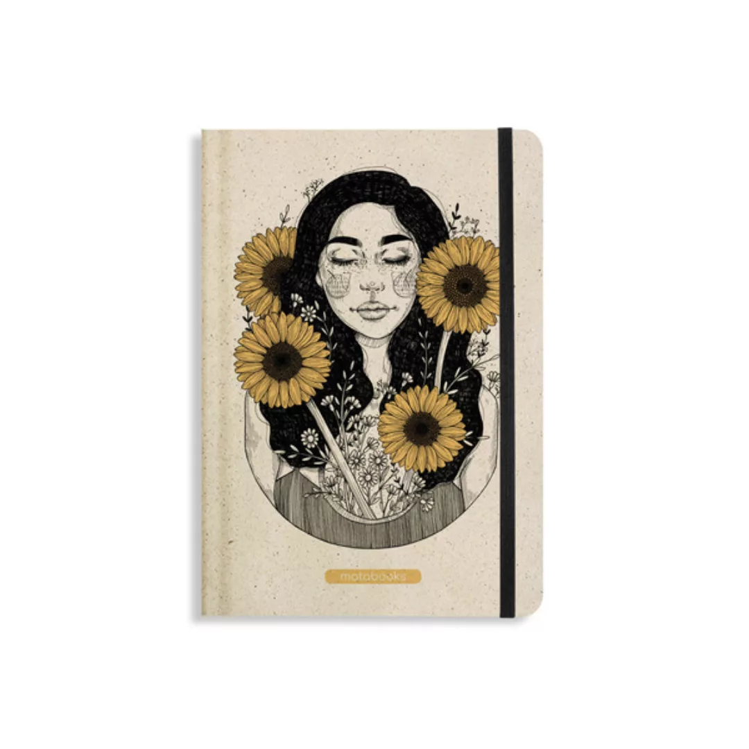 Nachhaltiges Notizbuch A5 - Nari "Sunflower" günstig online kaufen