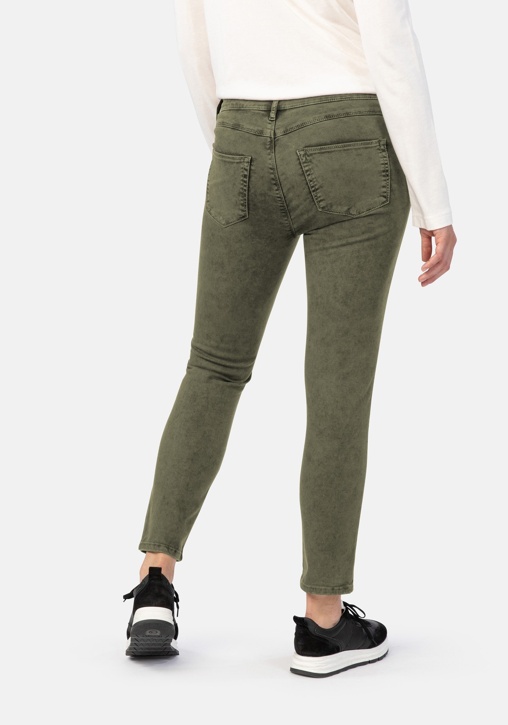 STOOKER WOMEN 5-Pocket-Jeans "Florenz Colour autumn Slim Fit", Slim Fit Cas günstig online kaufen