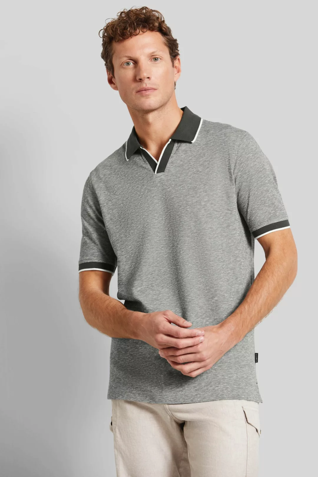 bugatti Poloshirt, mit Kontraststreifen günstig online kaufen