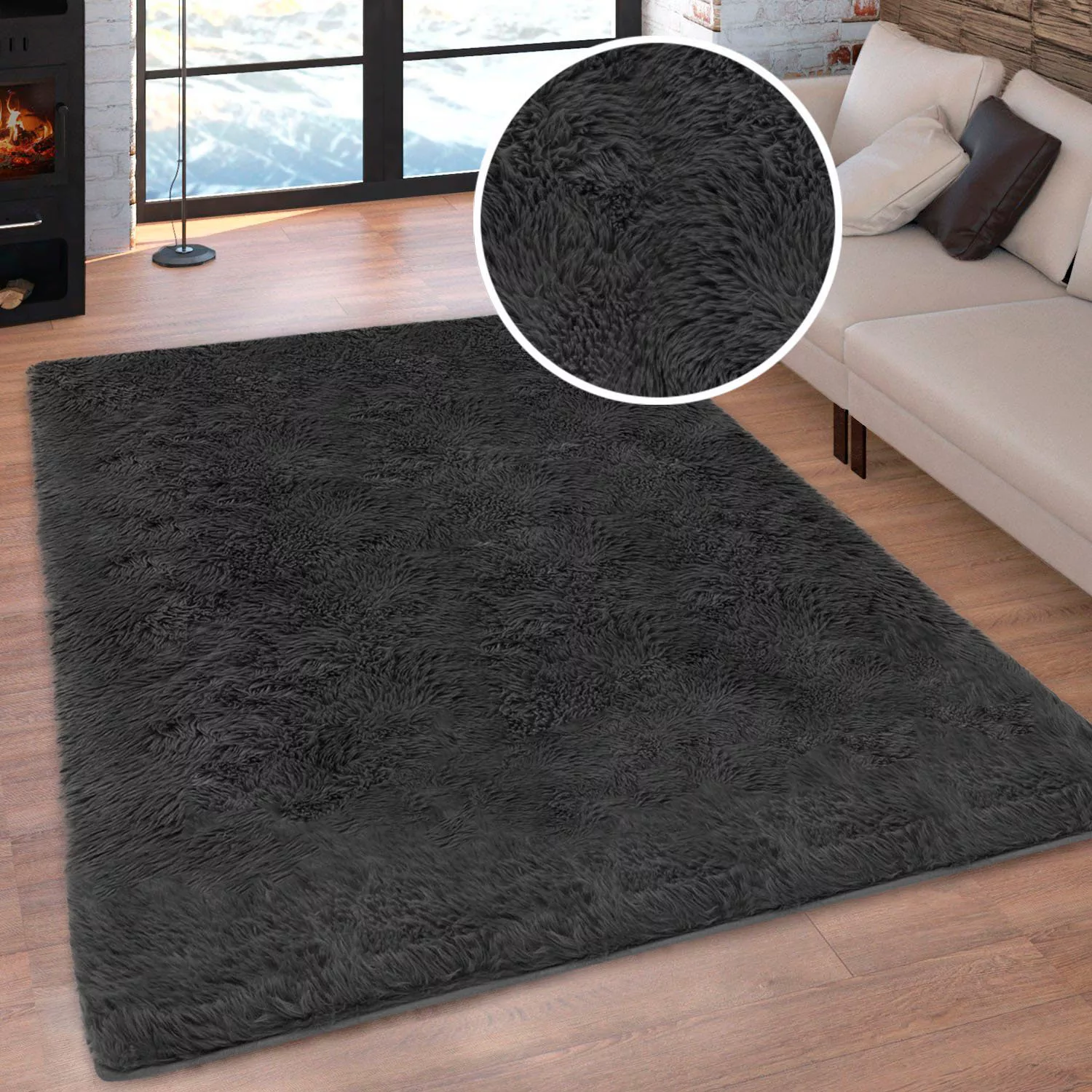 my home Hochflor-Teppich Silky, besonders weich günstig online kaufen