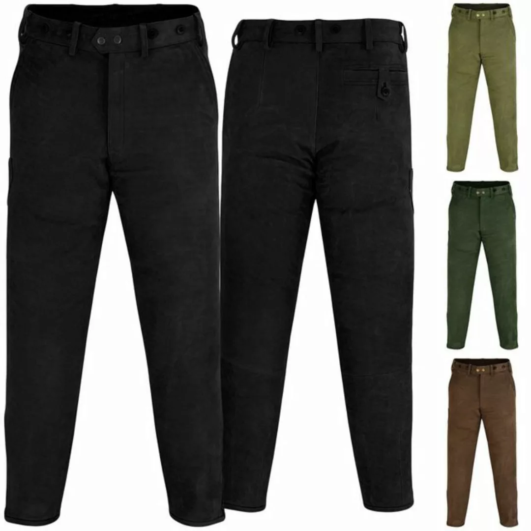 German Wear Lederhose GW601 Lange Jagd Trachten Lederhose Jägerhose Jagdhos günstig online kaufen