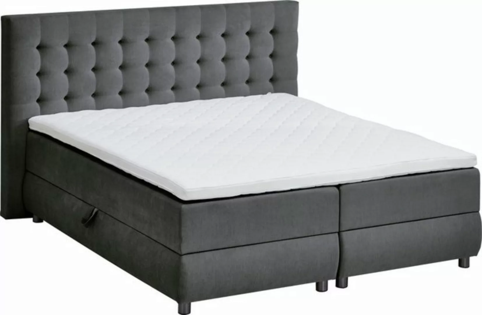 ATLANTIC home collection Boxspringbett "Tina", mit Bettkasten und Topper, a günstig online kaufen