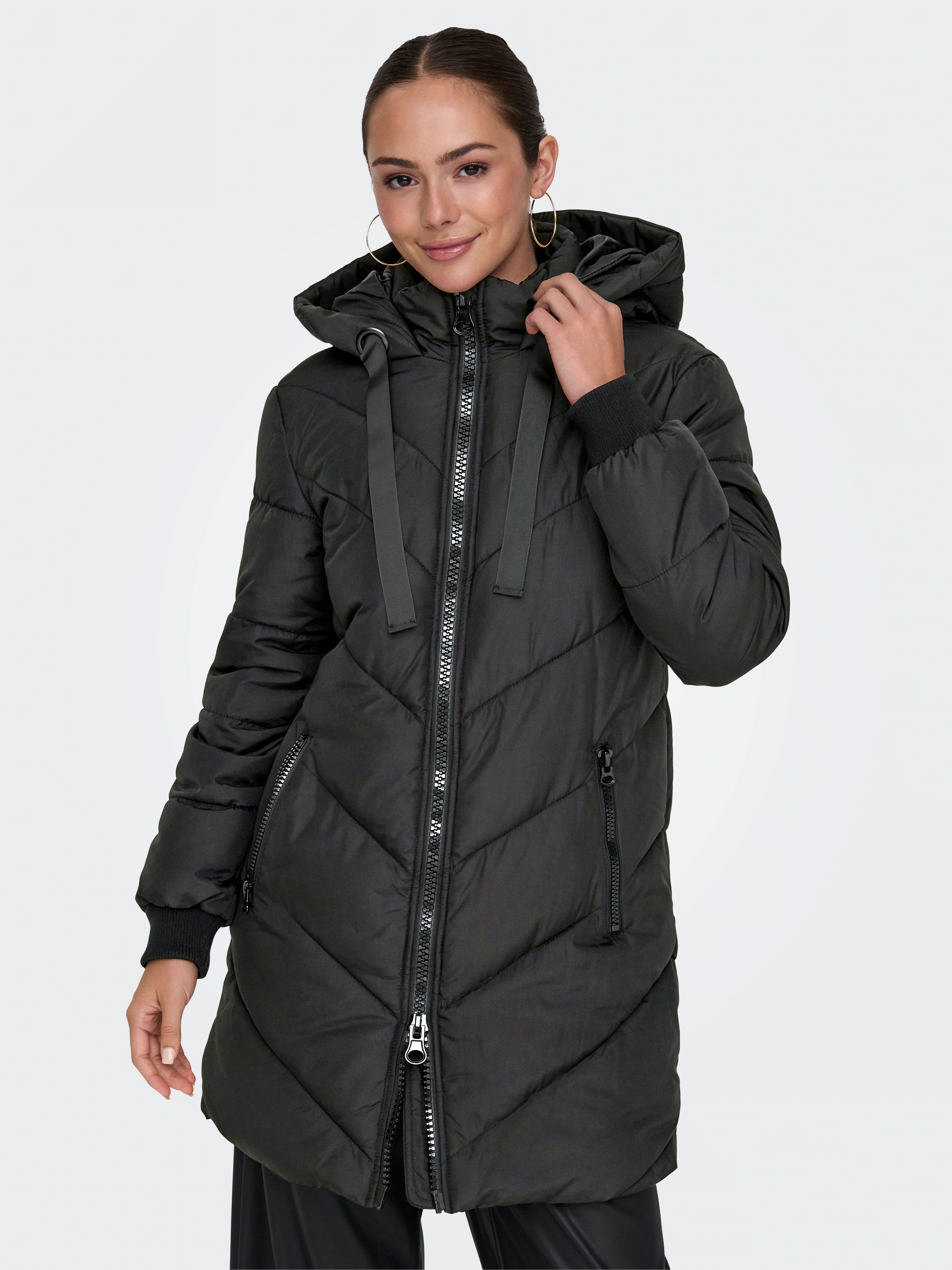 JDY Steppmantel "JDYSKYLAR PADDED HOOD JACKET OTW NOOS" günstig online kaufen