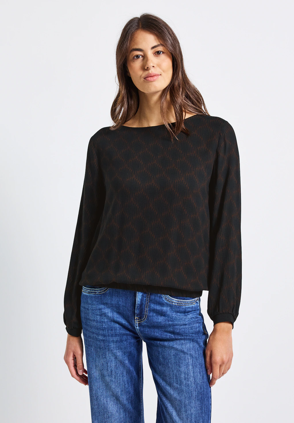 STREET ONE Langarmbluse, aus softer Viskose günstig online kaufen