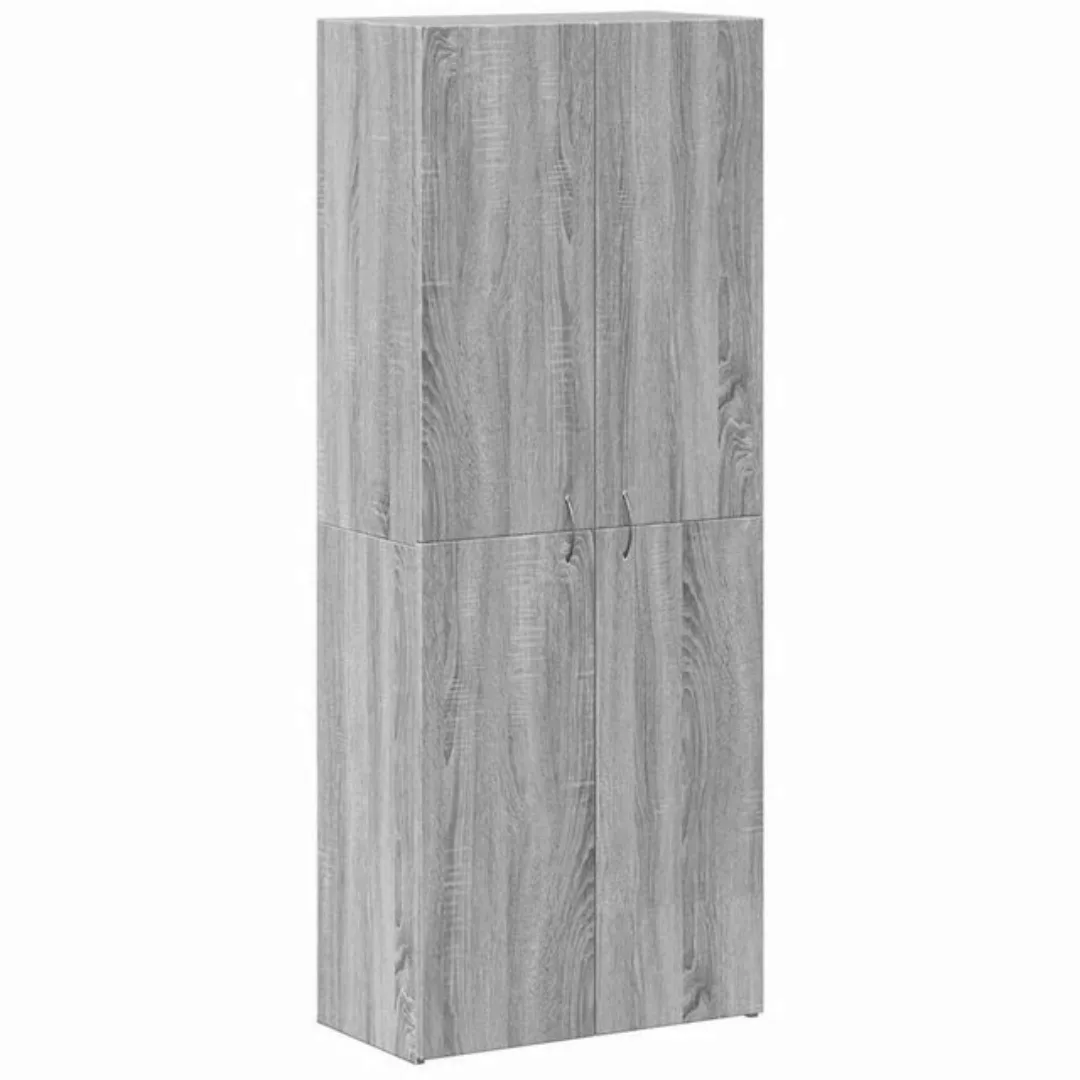 vidaXL Aktenschrank Aktenschrank Grau Sonoma 60x32x153 cm Holzwerkstoff (1- günstig online kaufen