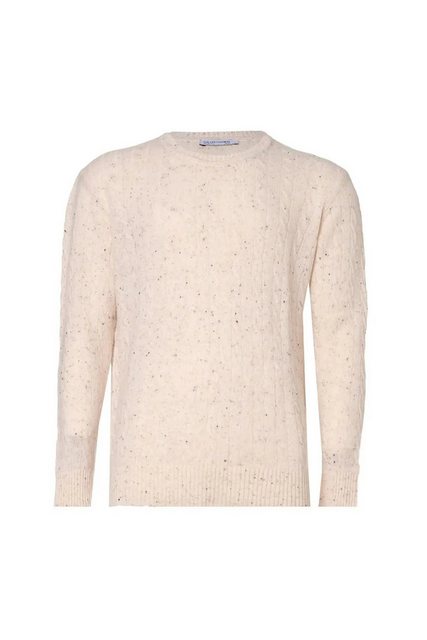 Silk and Cashmere Sweater Langärmliger Strickpullover, geflochtener Rundkra günstig online kaufen