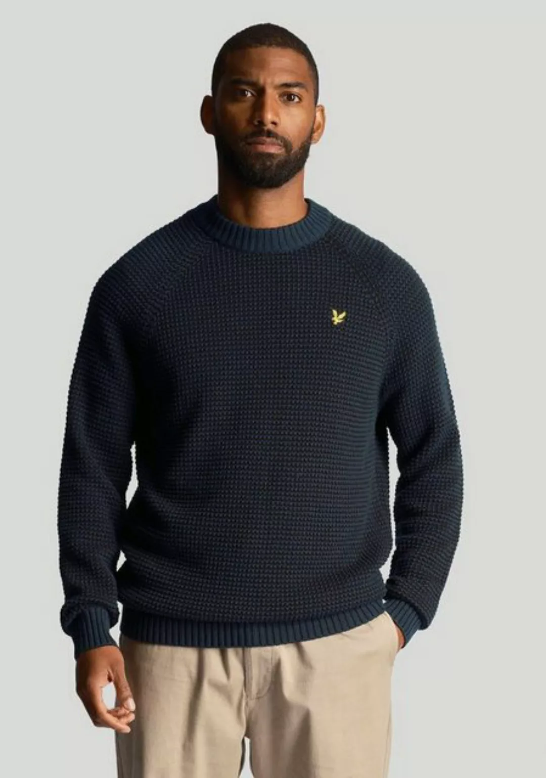 Lyle & Scott Strickpullover mit Logostickerei günstig online kaufen