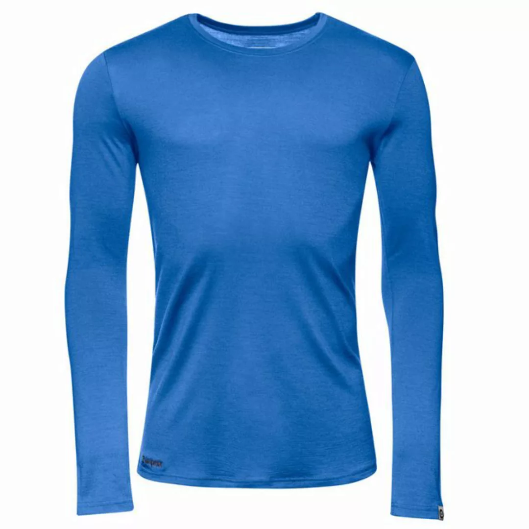 Kaipara - Merino Sportswear Langarmshirt Merino Longsleeve Herren Slimfit 2 günstig online kaufen