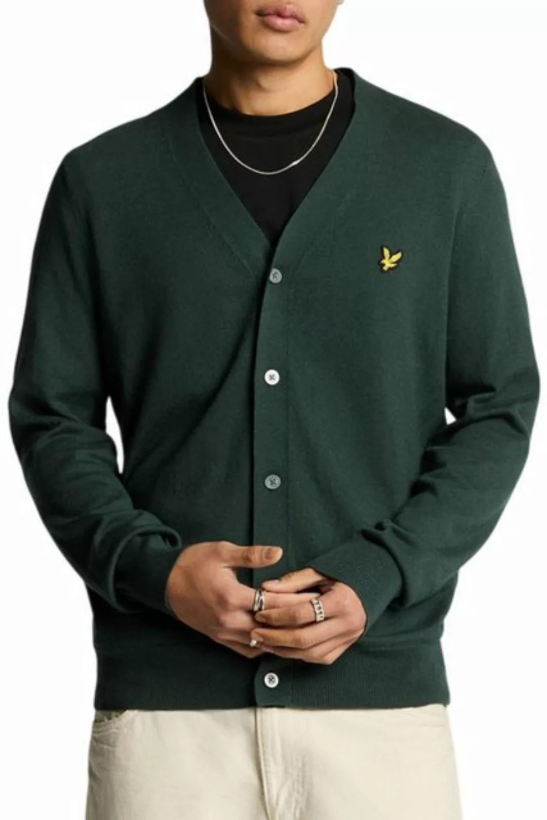 Lyle & Scott Cardigan Herren Aus Weicher Merino Baumwolle günstig online kaufen